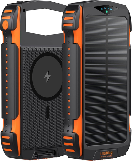 УМБ 4smarts Titanpack Ultimag 20000 mAh 20W Black/Orange (KAT07249) - зображення 1