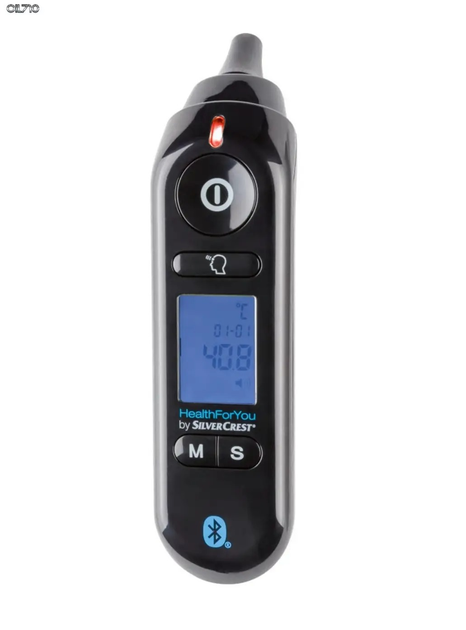 Термометр багатофункціональний Silver Crest SFT 81 Bluetooth Чорний - изображение 2