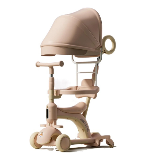 Самокат трансформер для дітей до 5 років CITY LINE Smart Baby 669 з батьківською ручкою, білий колір - изображение 5