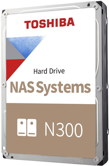 Dysk twardy Toshiba NAS N300 20TB 7200rpm 512MB 3.5" SATA III (HDWG62AUZSVA) - obraz 2