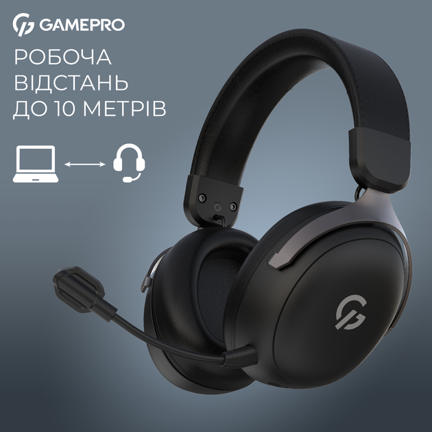 Игровые беспроводные наушники GamePro Asgard Freya Pro HSW201B - Фото 9 Игровые беспроводные наушники GamePro Asgard Freya Pro HSW201B - изображение 9