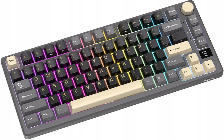 Klawiatura bezprzewodowa RK ROYAL KLUDGE M75 RGB K Silver Switch Phantom (RK-M75-PHNTM-KSLVSW-US) - obraz 4
