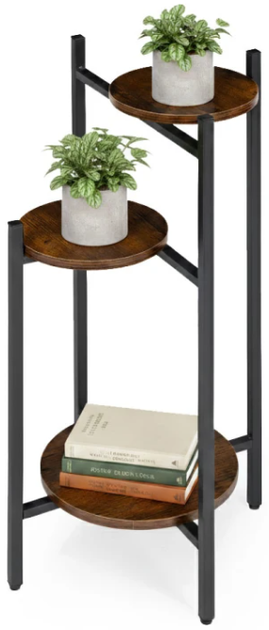Підставка для квітів ModernHome by Multistore ME-ATS11 3 рівнева Лофт (5905817007660) - зображення 6