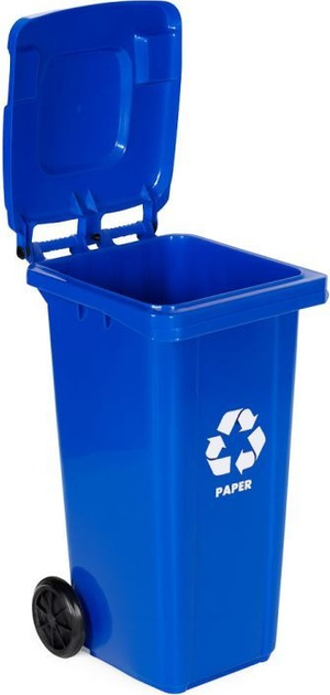 Контейнер для макулатури ModernHome by Multistore MO-120G-8-K 120 л Синій (5905817010172) - зображення 4