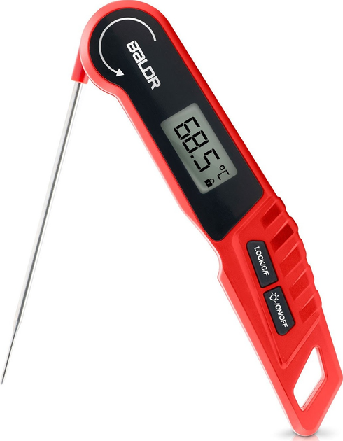 Termometr kuchenny do mięsa Baldr BD-130 z sondą i podświetlanym ekranem LCD (5903890630263) - obraz 3