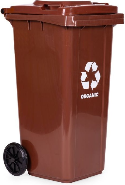 Контейнер для органічних відходів ModernHome by Multistore MO-120G-2-K 120 л Коричневий (5905817010189) - зображення 2