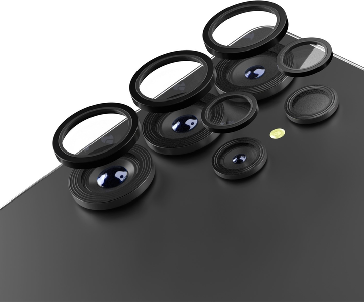 Szkło hartowane Etteri Camera Lens Protector do Samsung Galaxy S25 Ultra Black (5907504568454) - obraz 2