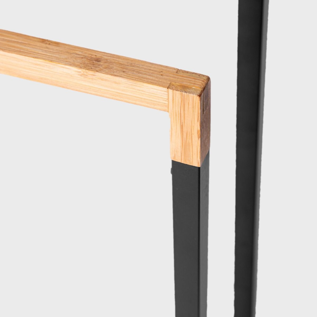 Stojak na ręczniki Homla Coper czarny 2 poziomowy (5906496732645) - obraz 2