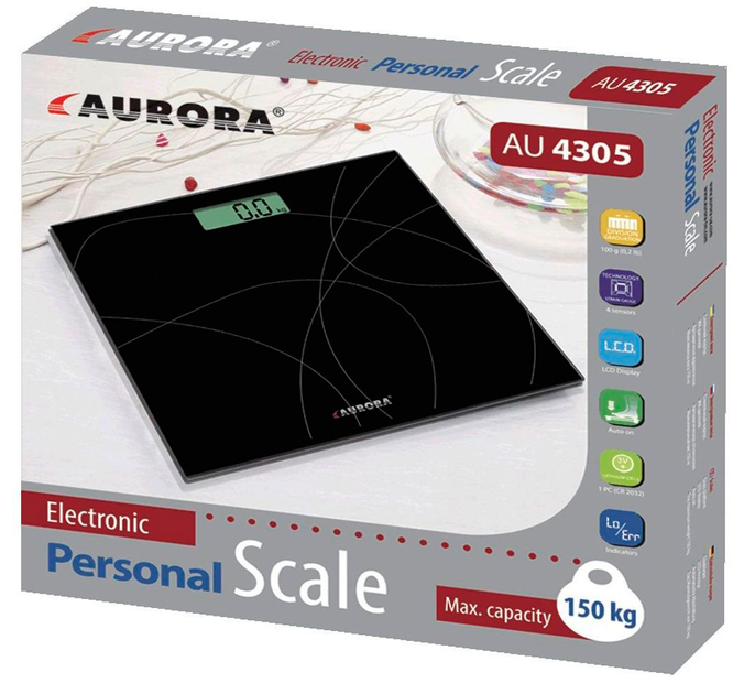 Waga  łazienkowa Aurora AU4305 - obraz 3