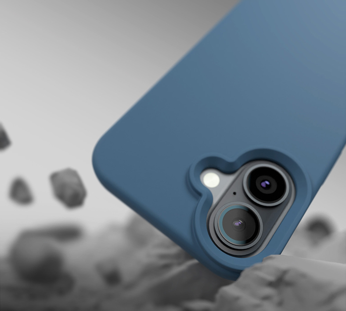 Etui Etteri Clear do iPhone 16 Dark Blue (5906961950369) - obraz 7