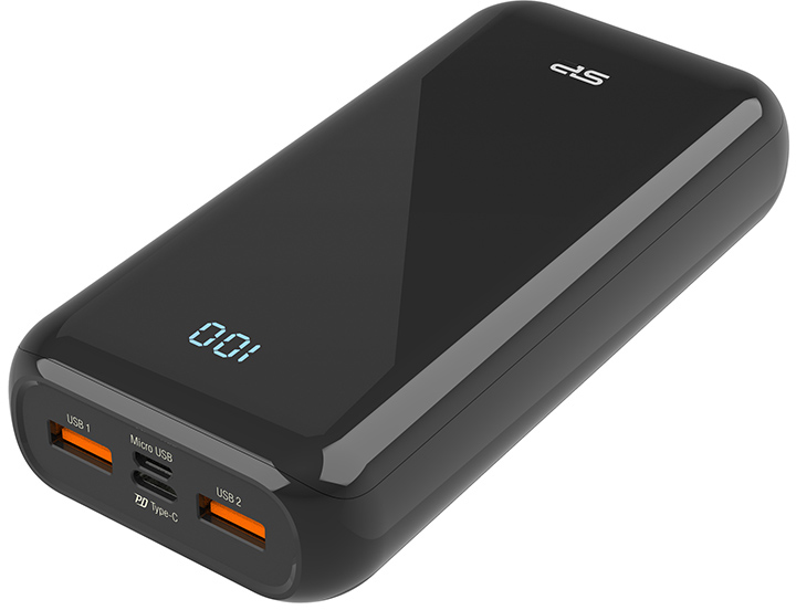 УМБ Silicon Power QP55 20000 mAh Black (SP20KMAPBKQS280K) - зображення 3