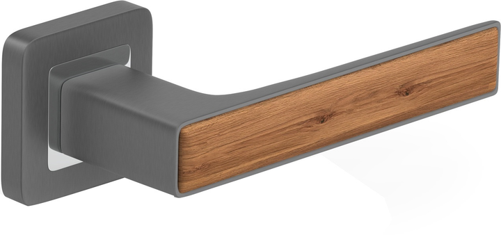 Дверна ручка Metal-Bud Deco Сіра (5905496701088) - зображення 1