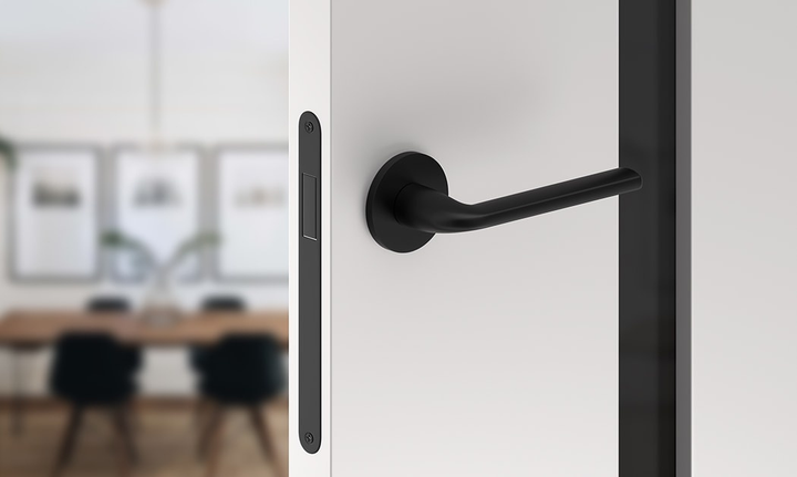 Дверна ручка Metal-Bud Bella R Slim Чорна ZBEOSCZ (5905496700876) - зображення 2