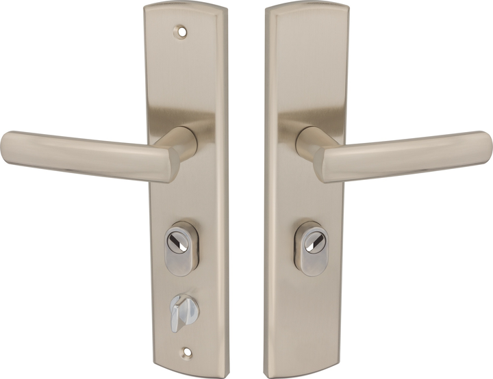 Дверна ручка з довгою накладкою Barcz 68 мм Нікель DB-ML-01 (5901764424789) - зображення 2