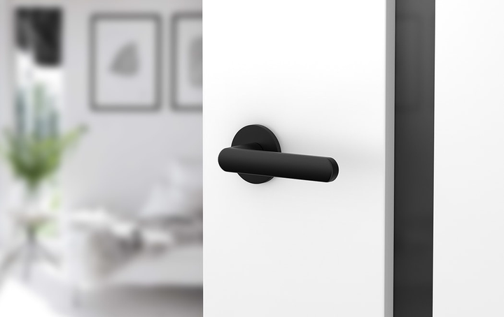 Дверна ручка Metal-Bud Luna R Slim Чорна ZLUOSCZ (5907354080465) - зображення 3