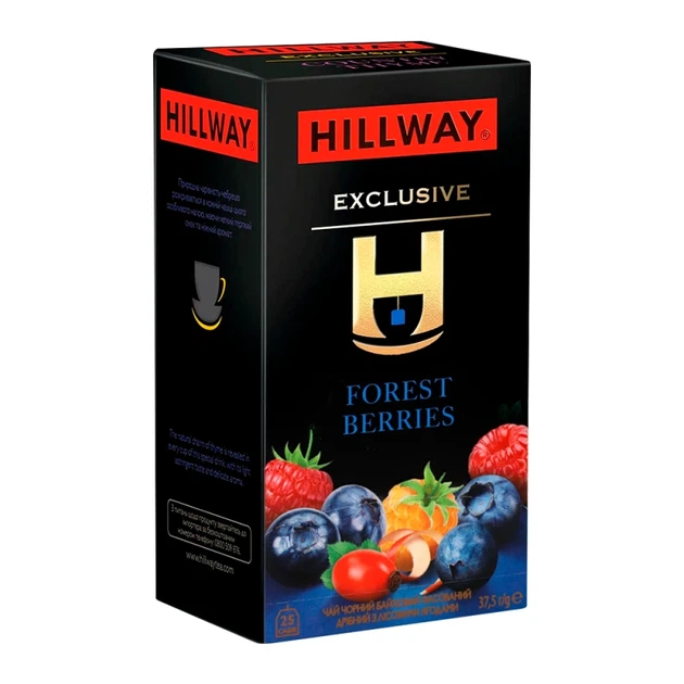 Чай чорний пакетований Hillway Forest Berries 25 шт х 1.5 г - Фото 1 Чай чорний пакетований Hillway Forest Berries 25 шт х 1.5 г - изображение 1