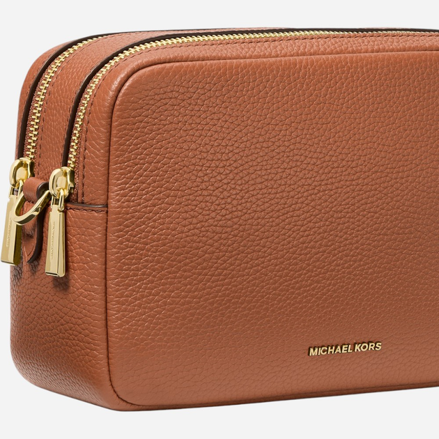 Torebka damska crossbody przez ramię skórzana mała Michael Kors Bryant Md Dblzp Chn Camera Xbody 32S5GYTC5L 230 Brązowa (800070349061) - obraz 4
