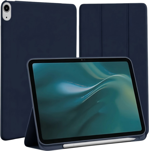 Чохол-книжка Etteri Tablet Case для Apple iPad Air 10.9" Dark Blue (5907504541501) - зображення 6