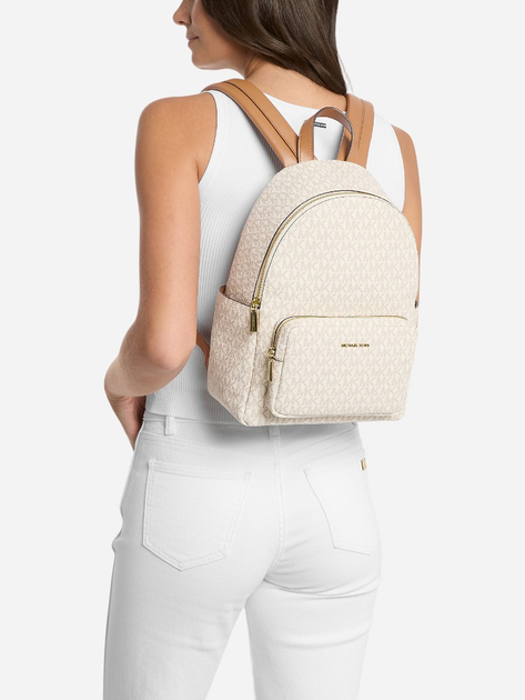Рюкзак жіночий 9 л вміщує формат А4 Michael Kors Tanner Md Backpack 30T5GTNB2B 149 Бежевий (800070349100) - зображення 2