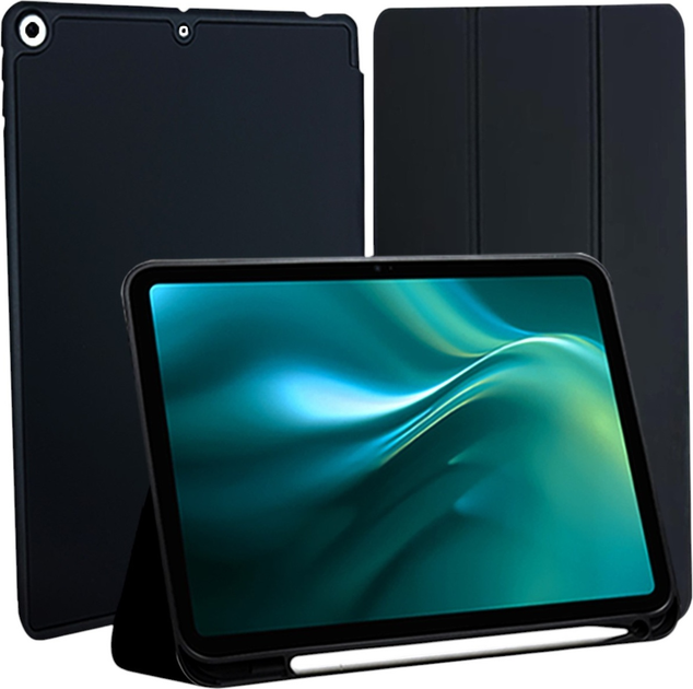 Etui z klapką Etteri Tablet Case do Apple iPad 10.2" Black (5907504541419) - obraz 6