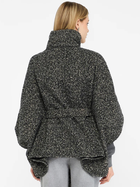Ponczo damskie ciepłe Liu Jo 2F5025T0300-00128 One Size Czarne - obraz 2