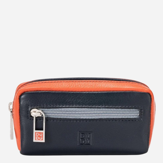 Etui na klucze skórzane Dudubags 534-574-07 Niebieskie - obraz 2