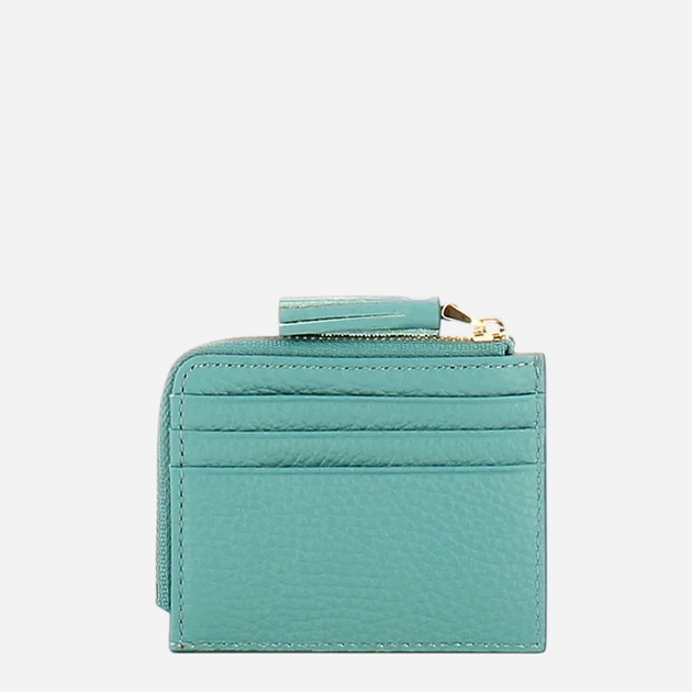 Etui na karty damskie skórzane Coccinelle E2MU0128901-B89 Błękitne - obraz 2