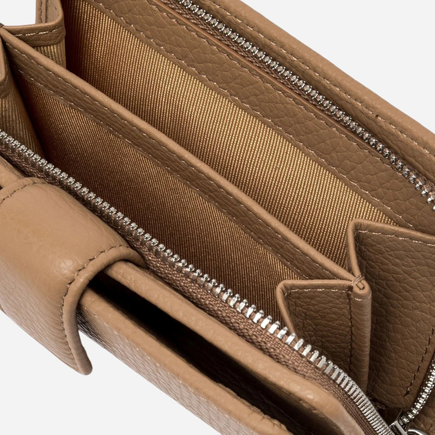 Гаманець жіночий шкіряний для карток Gianni Chiarini PF-WBW13757-GRN-0422 Коричневий (800070349384) - зображення 4