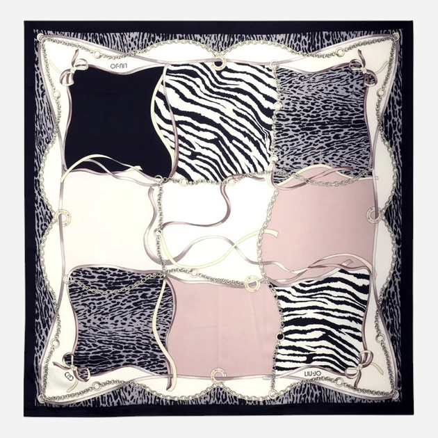 Хустка жіноча Liu Jo 2F5084T0300-M9856 Чорна (800070345603) - зображення 2