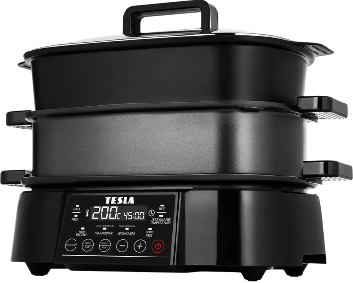 Multicooker Tesla M90 Grill Multifunctional 11 w 1 (MLTCKM90GRLBLKPL) - obraz 2
