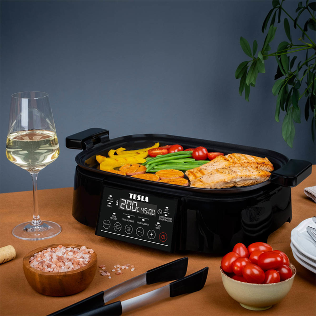 Multicooker Tesla M90 Grill Multifunctional 11 w 1 (MLTCKM90GRLBLKPL) - obraz 10