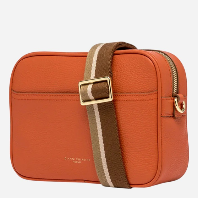 Torebka crossbody damska skórzana Gianni Chiarini BS-11180/COMM-GRN-NA-714 Pomarańczowa - obraz 3
