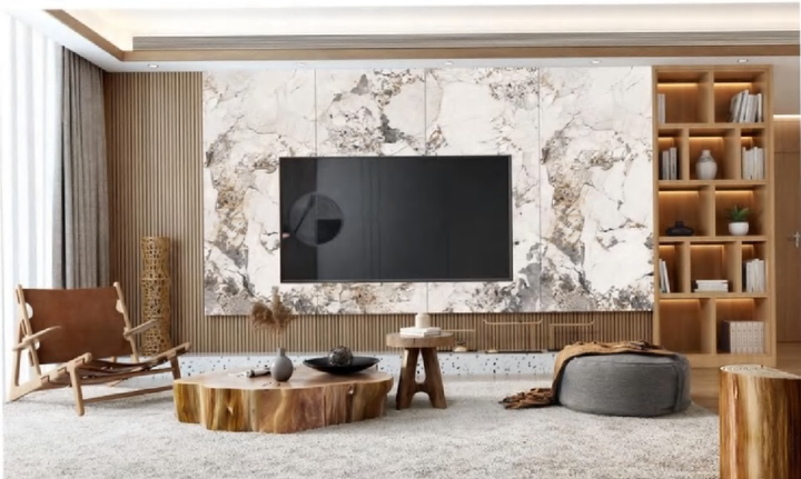 Комплект бамбуковых панелей BWD LW9044 Marble 3 шт (8мм) - изображение 3