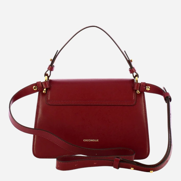 Torebka crossbody damska skórzana Coccinelle E1SSK180201-R52 Czerwona - obraz 2