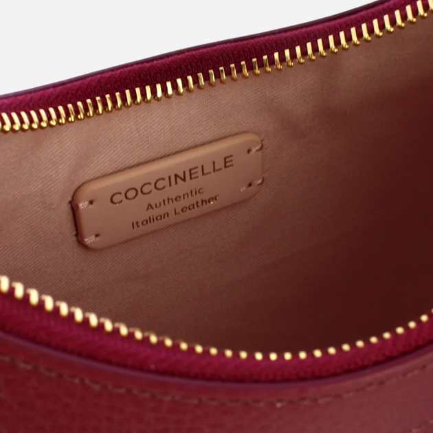 Torebka crossbody damska skórzana Coccinelle E5PIP530101-R52 Czerwona - obraz 4