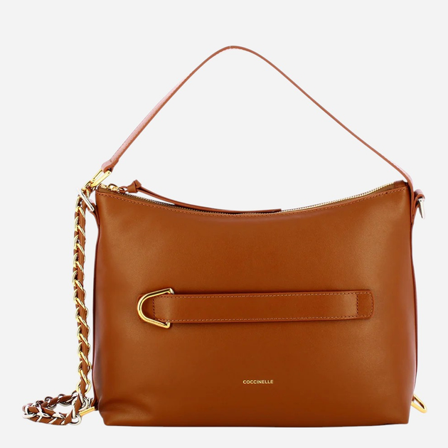 Torebka crossbody damska skórzana Coccinelle E1TBP130201-W11 Brązowa - obraz 1