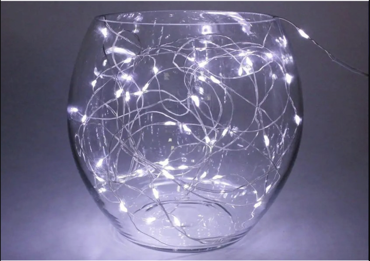 Гирлянда нить Decorative Light Led 50 5 м с батарейками Холодный белый (2000992414913) - изображение 4