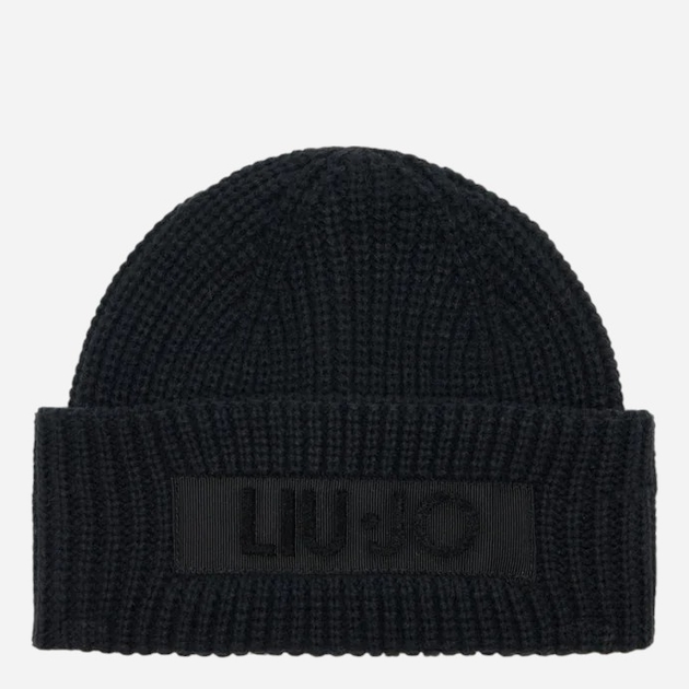 Czapka damska beanie Liu Jo 2F5057M0300-22222 One Size Czarna - obraz 1