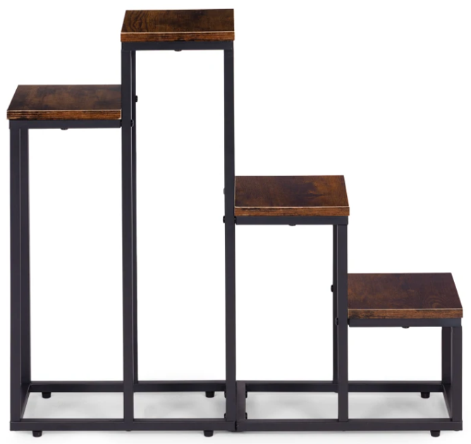Підставка для квітів у горщиках ModernHome by Multistore ME-ATS17 4 полиці у стилі Лофт (5905817007721) - зображення 2