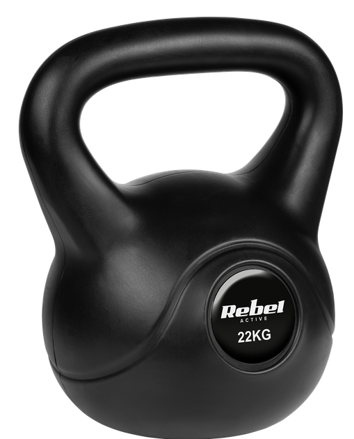Гиря Rebel Active RBA-2321 бітумна 22 кг (5901890111539) - зображення 2