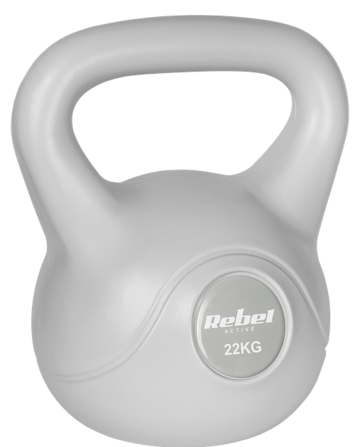 Гиря Rebel Active RBA-2322G-22 бітумна 22 кг Сіра (5901890122085) - зображення 2