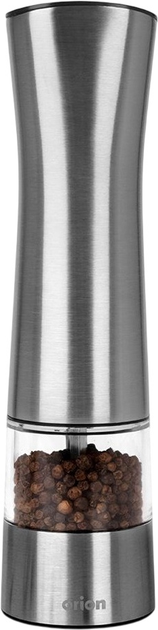 Młynek do pieprzu i soli Orion elektryczny stalowy 21.5 cm (8592381178376) - obraz 2