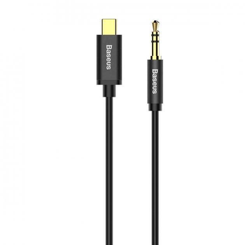 Кабель Baseus Yiven Type-C male To 3.5 male Audio Cable M01 Black CAM01-01 - Фото 1 Кабель Baseus Yiven Type-C male To 3.5 male Audio Cable M01 Black CAM01-01 - изображение 1