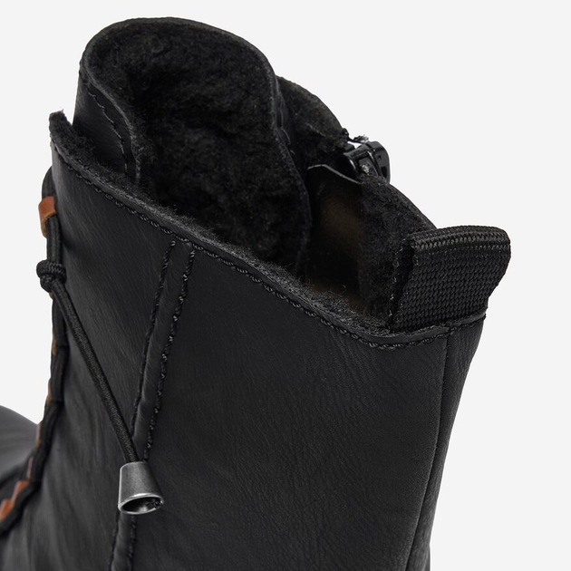 Жіночі зимові черевики високі Rieker 72653-00 37 (4UK) Чорні (4061811528622) - зображення 7