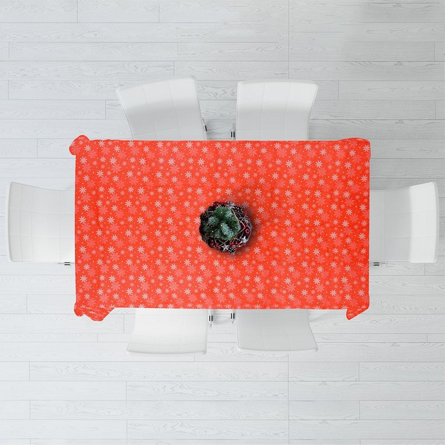 Скатертина Excellent Houseware стійка до плям червона 180x130 см (5904316452360) - зображення 5