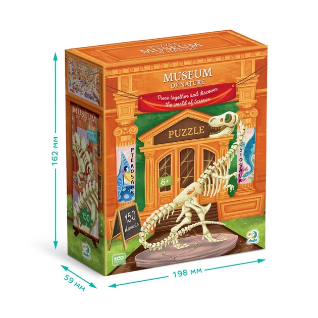 Детский виммельпазл "Музей Природы" DoDo Toys 300639, 150 элементов - изображение 4