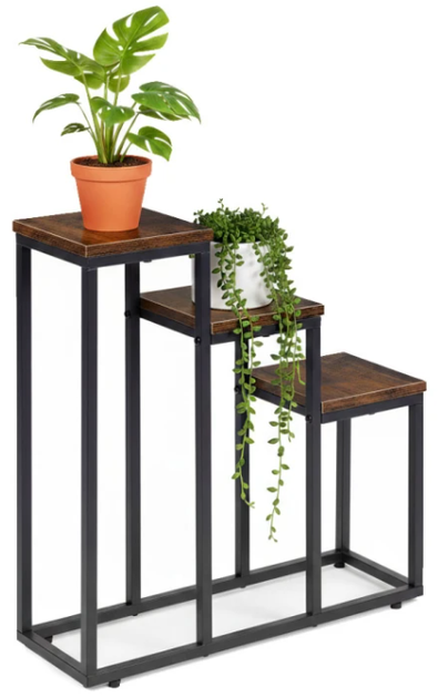 Підставка для квітів у горщиках ModernHome by Multistore ME-ATS15 3 полиці у стилі Лофт (5905817007707) - зображення 2