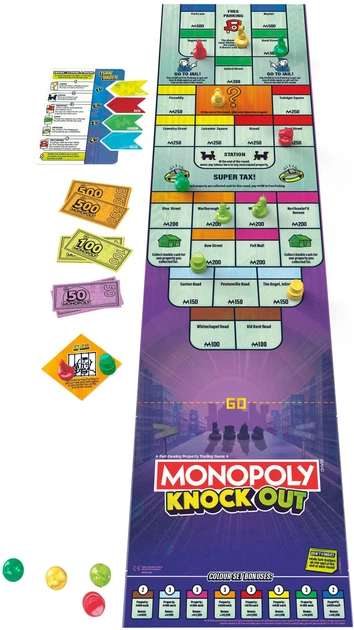 Настільна гра Hasbro Monopoly Knockout (англійська версія) (5010996217899) - зображення 6