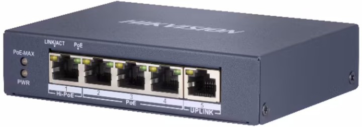 Switch Hikvision DS-3E0505HP-E (DS-3E0505HP-E) - obraz 2