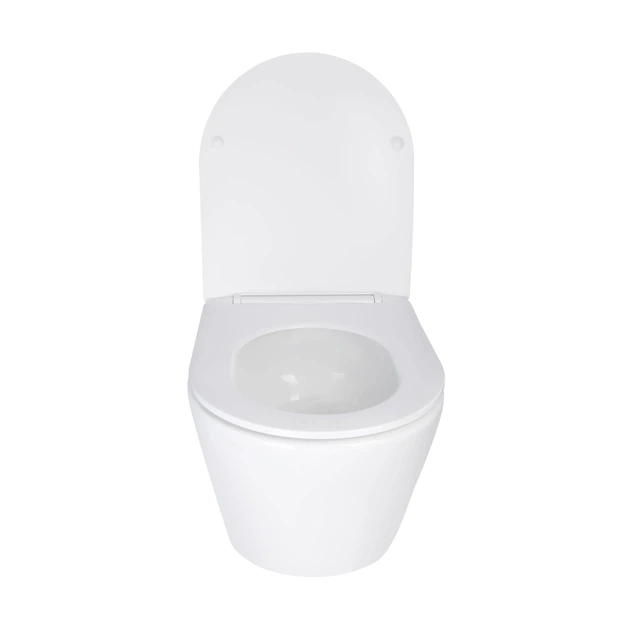Унітаз підвісний Mixxus BEVEL-0303-T3 485x360x365mm, система змиву TORNADO 3.0 (MI6703) - зображення 4